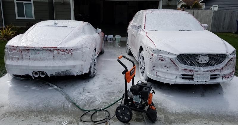 I washed the s/o CX-5 as well
